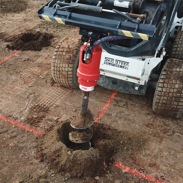 Skid Steer Auger Attachment | Eterra