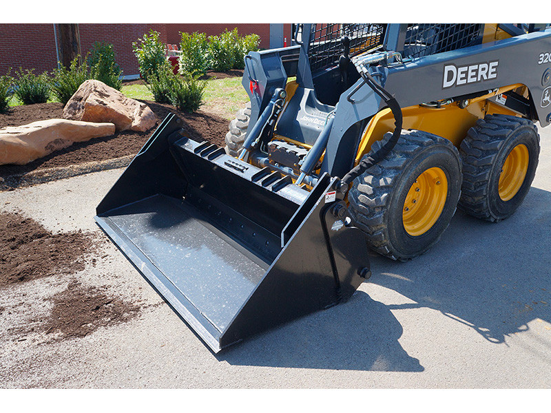 Skid Steer 4-In-1 Bucket Attachment | Blue Diamond