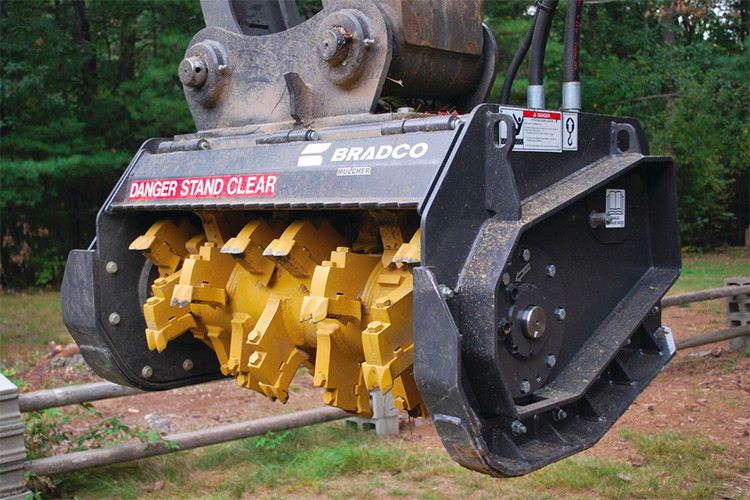 Series II Excavator Mulcher Attachment | Bradco
