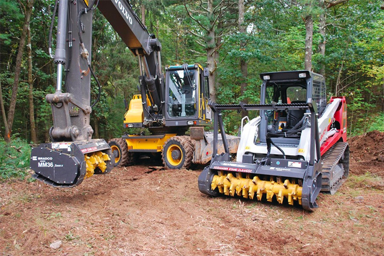 Series II Excavator Mulcher Attachment | Bradco