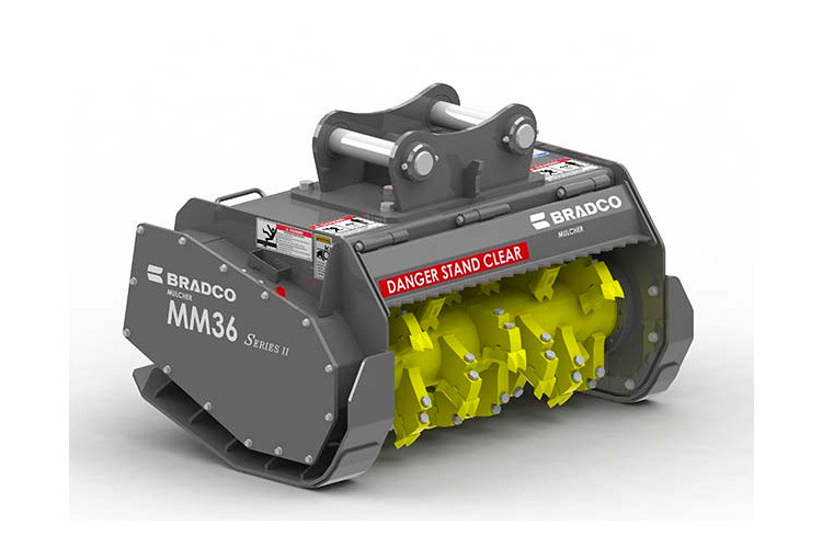 Series II Excavator Mulcher Attachment | Bradco