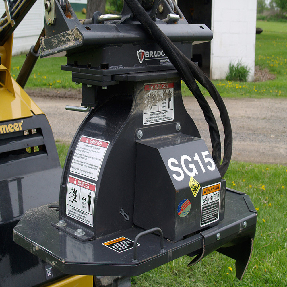 Mini Skid Steer Stump Grinder | Bradco