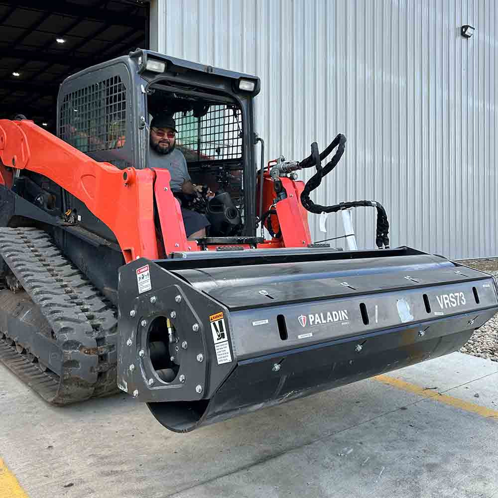 73″ Bradco Skid Steer Smooth Vibratory Roller | Closeout