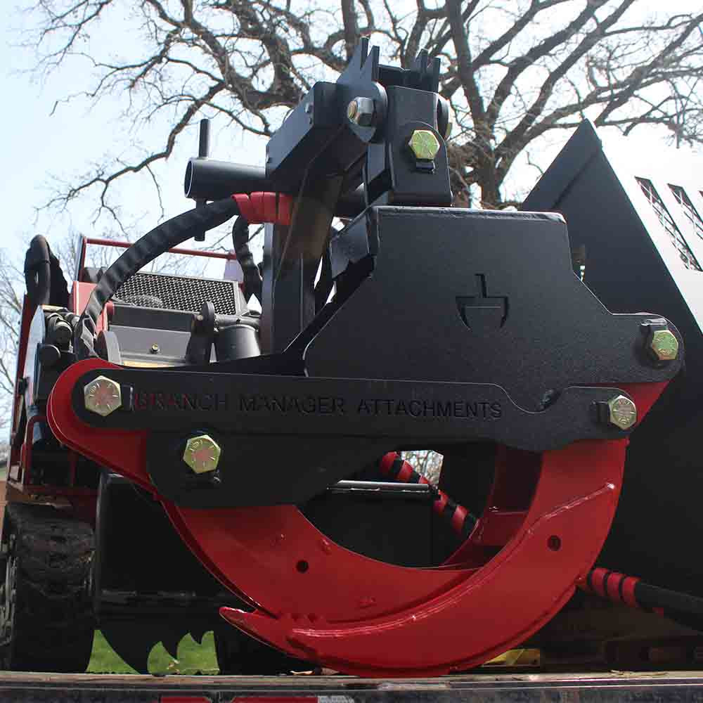 Free Rotating Hardox Mini Skid Steer Log Grapple | Branch Manager