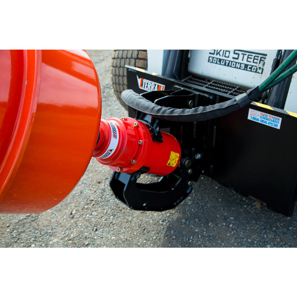 Skid Steer Auger and Concrete Mixer Attachment | Eterra