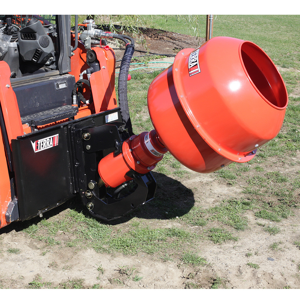 Skid Steer Auger and Concrete Mixer Attachment | Eterra