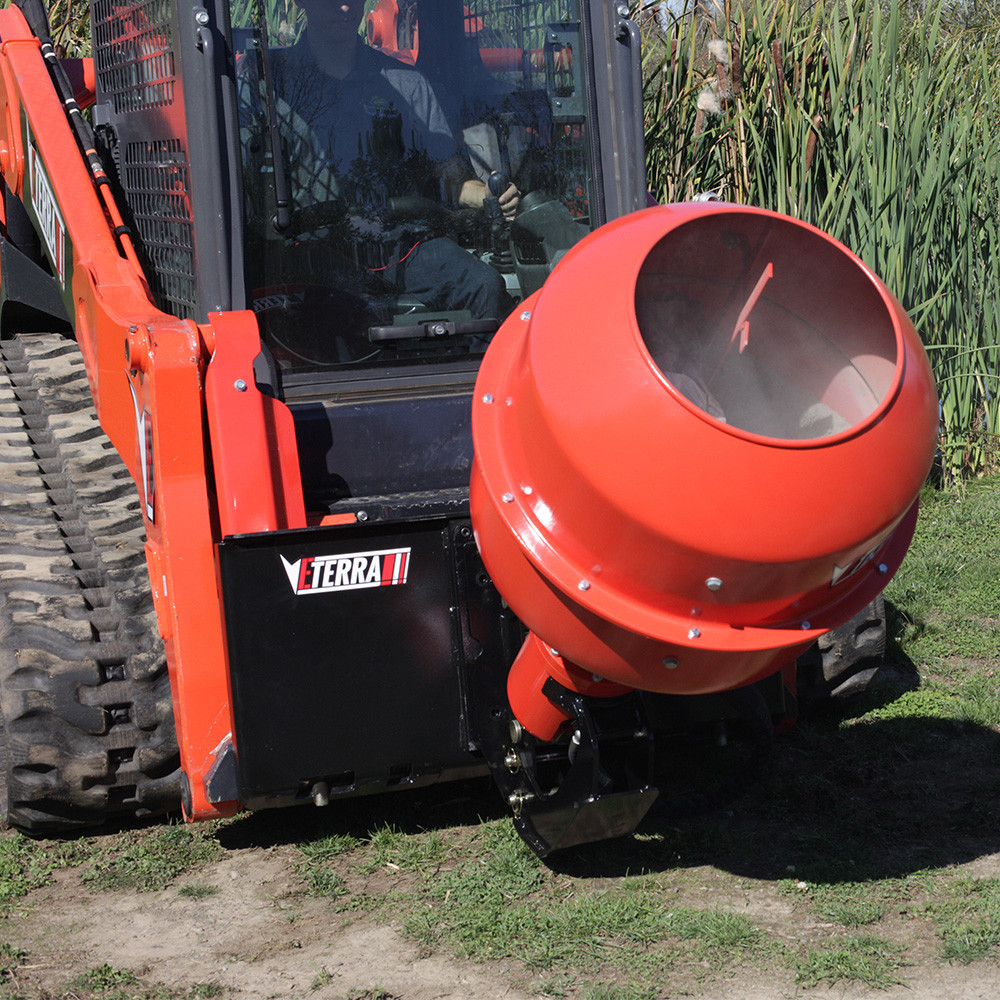 Skid Steer Auger and Concrete Mixer Attachment | Eterra
