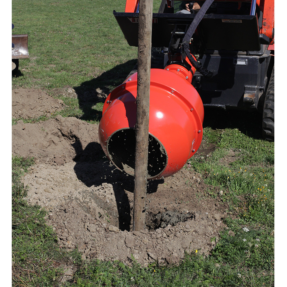 Skid Steer Auger and Concrete Mixer Attachment | Eterra