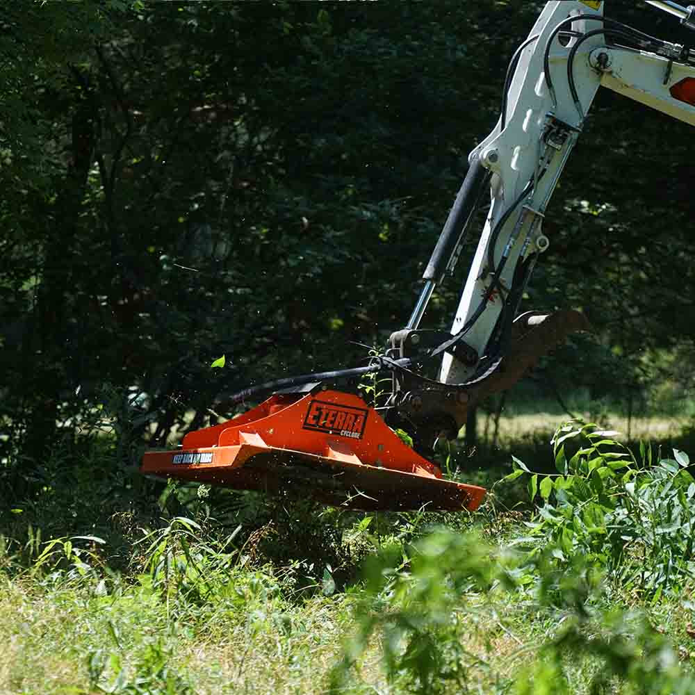 Cyclone 48″ Excavator Rotary Clearing Mower | Eterra