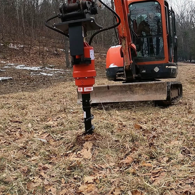 Auger Drive Earth Drill Attachment | Eterra