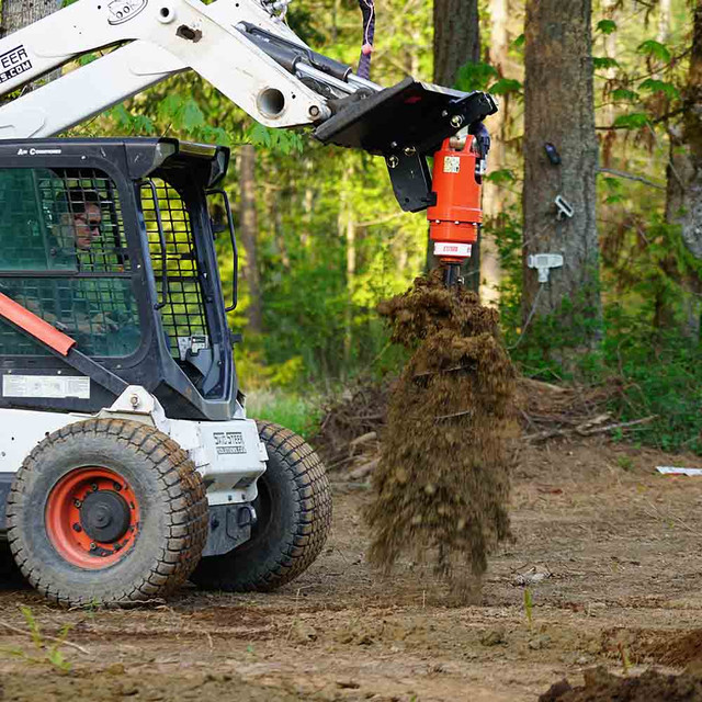 Skid Steer Auger Attachment | Eterra