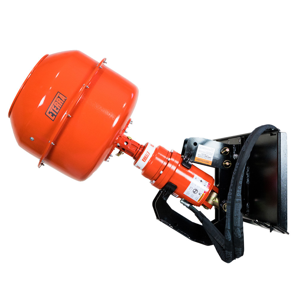 Skid Steer Auger and Concrete Mixer Attachment | Eterra