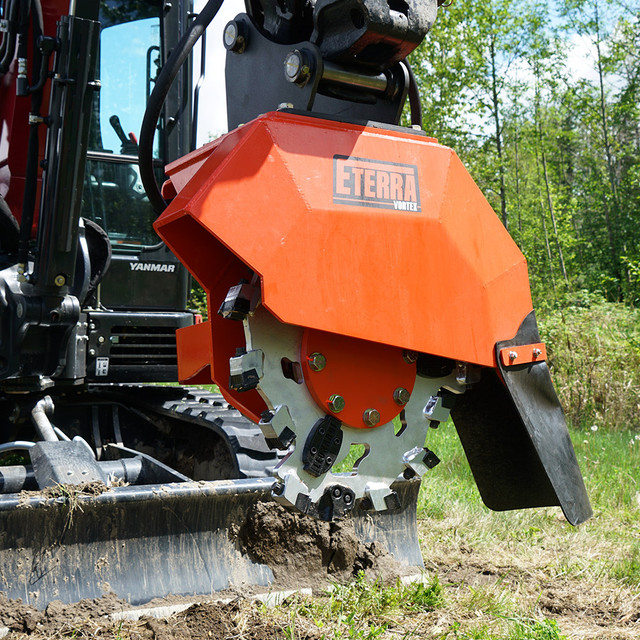 Vortex Excavator Stump Grinder Attachment | Eterra