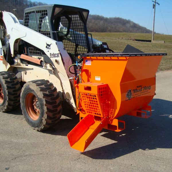 Mobile Mud Hog Skid Steer Concrete Mixing Attachment | EZ Grout