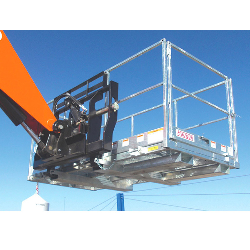 Telehandler Galvanized Work Platform | Haugen