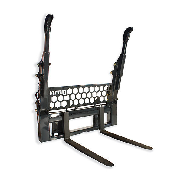 Skid Steer Pallet Fork Pipe Grapple | Virnig