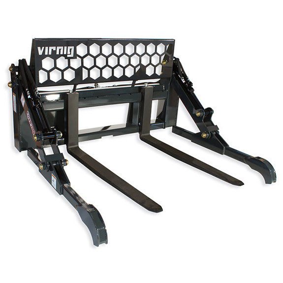 Skid Steer Pallet Fork Pipe Grapple | Virnig